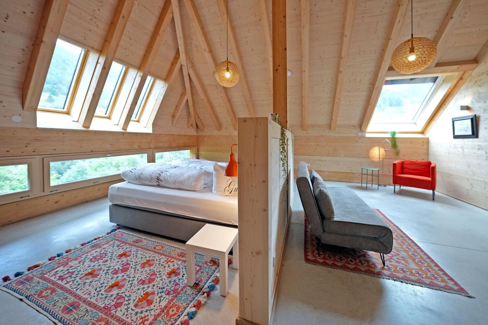 Living Timeless- Haldenhof Loft, Luxus Schwarzwald-Retreat Mit Sauna Fuer Bis Zu 12 Personen Villa Simonswald Exterior foto